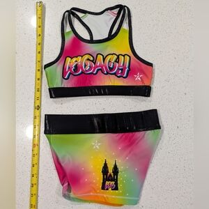 RARE SUMMIT DISNEY ALLSTAR Cheer Uniform Rebel Cheer Cheerleading LEGACY ELITE